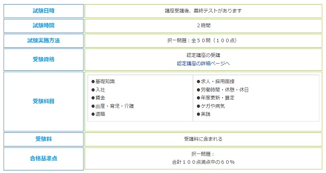 労働トラブル相談士｜資格の認定について