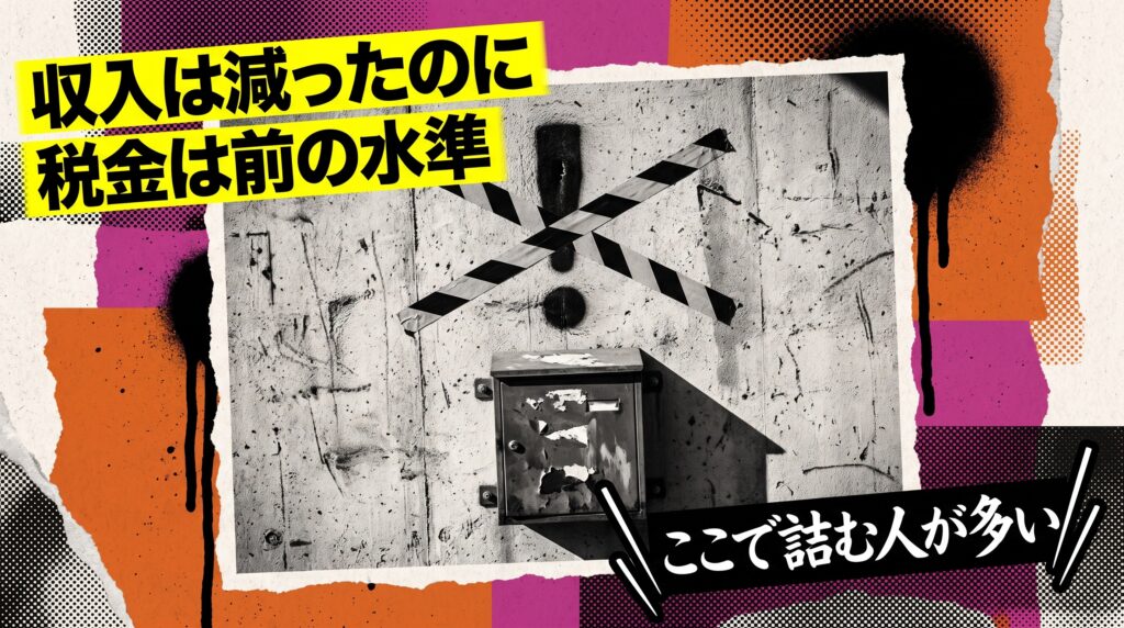 それでも年収が下がったら|補助金と翌年の住民税に注意