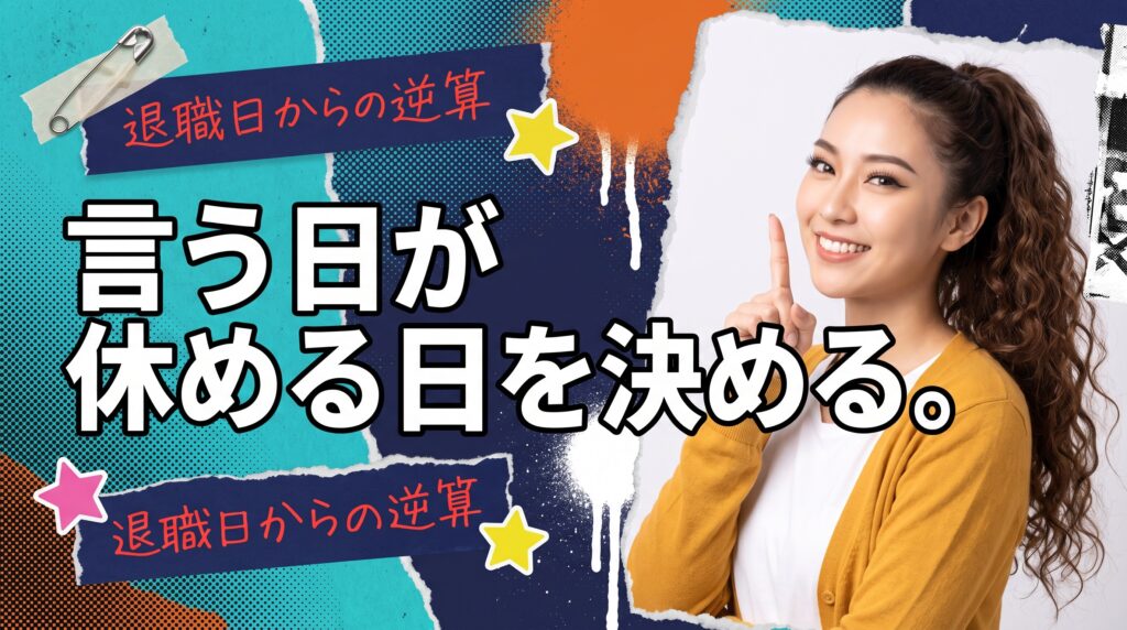 有給40日を消化する退職スケジュール|退職はいつ言う?