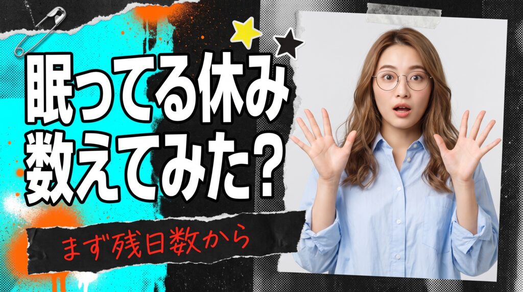 退職時の有給消化40日はできる?残日数と付与日数の確認方法