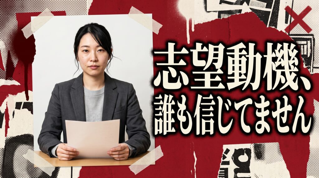 面接官はあなたの志望動機なんて信じてません