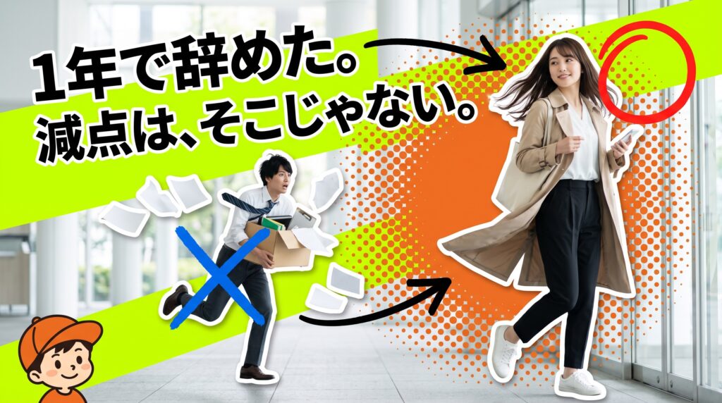 採用側から見て「甘え」に見えてしまう3つの辞め方