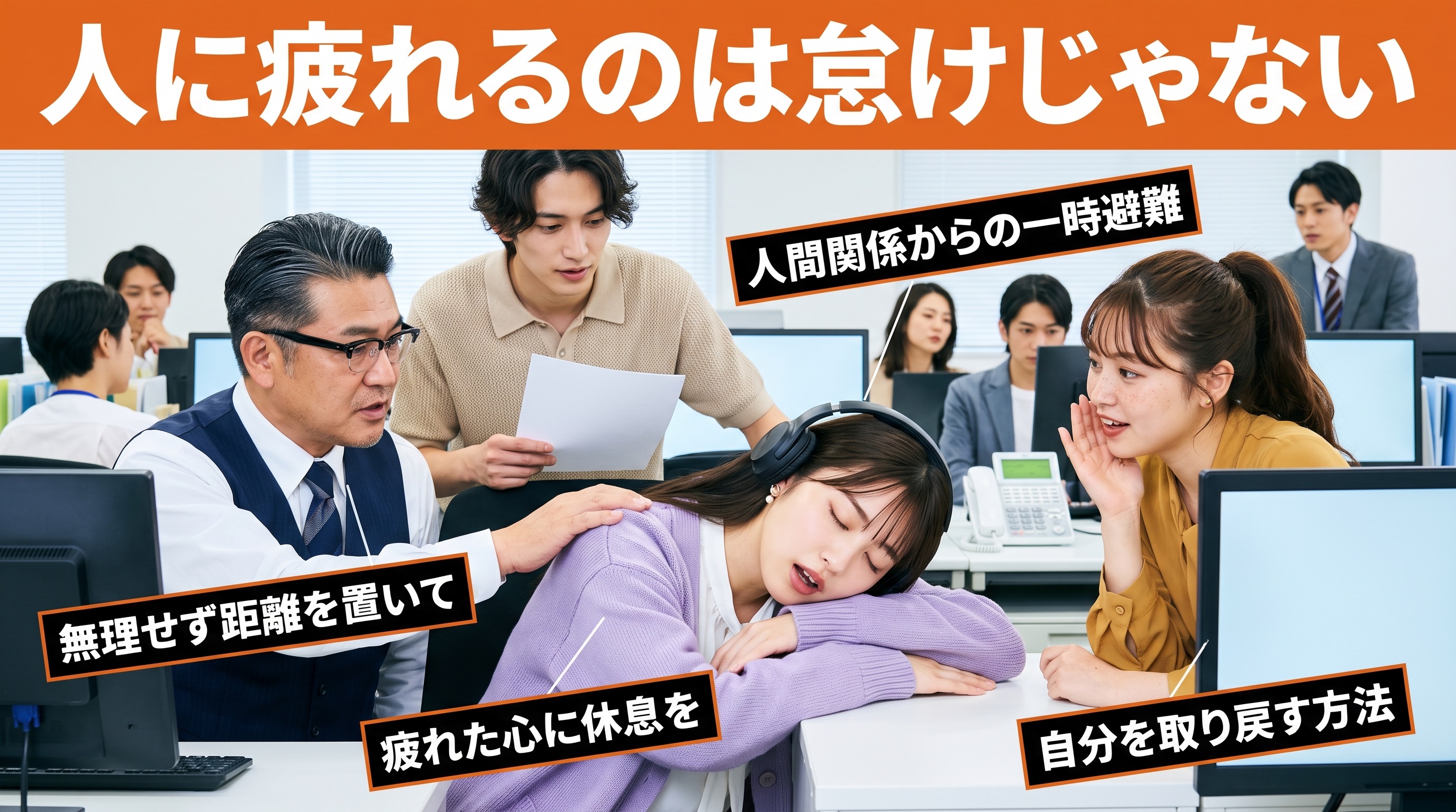 働きたくない…人と関わりたくない時の対処法| 20代の実践ガイド