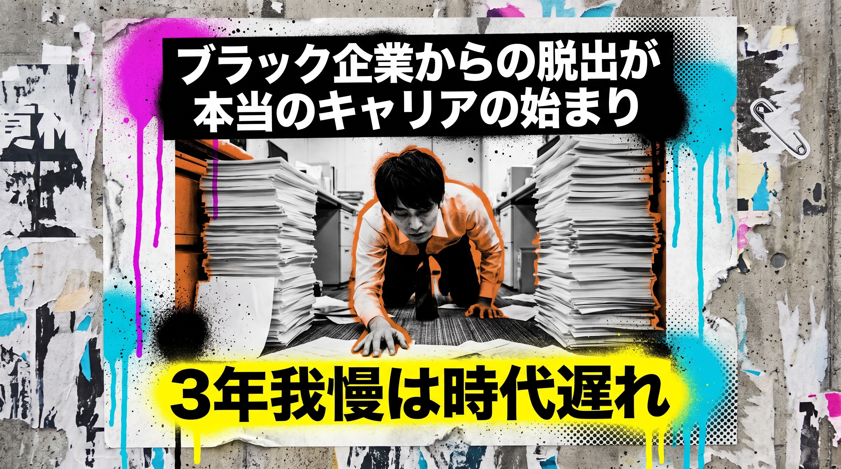 新卒でブラック企業に入社したら逃げるべき理由｜29社経験者が語る転職成功術