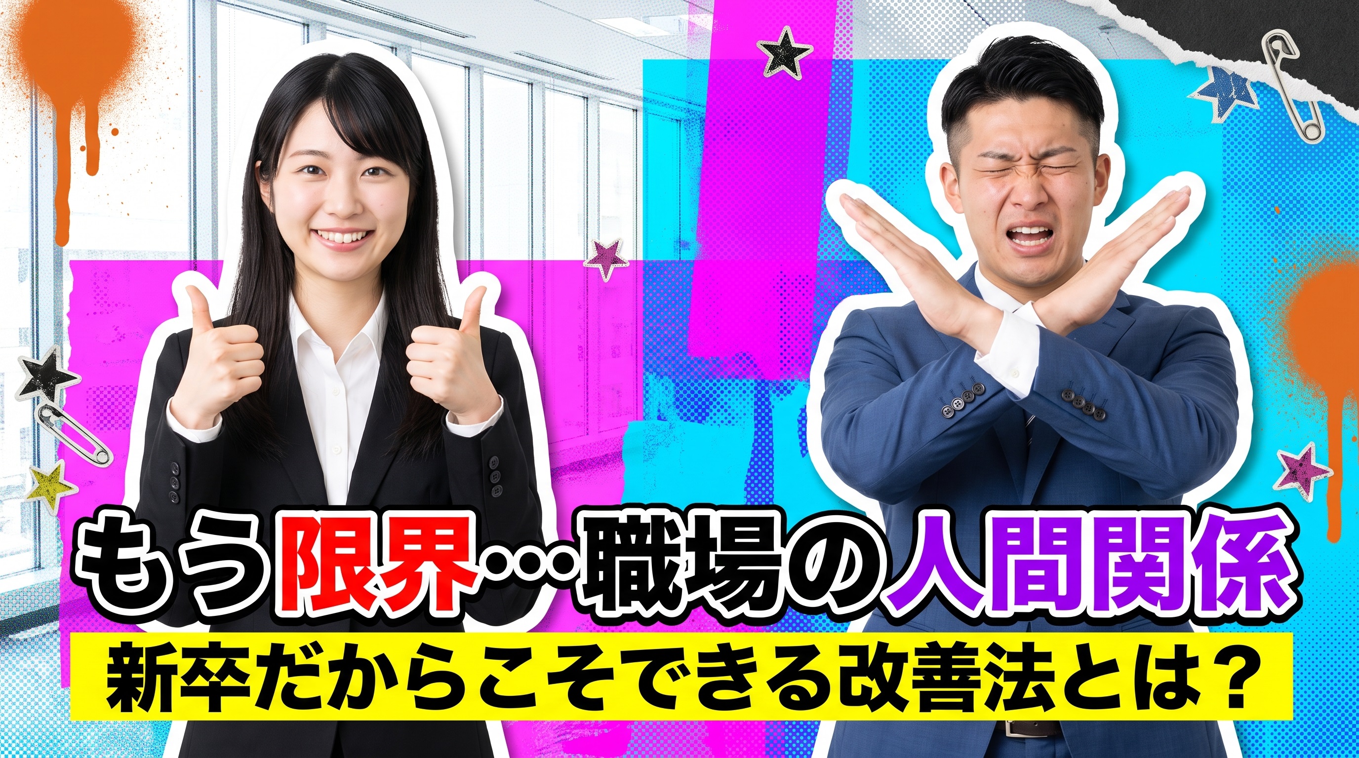 新卒で人間関係に疲れた時の対処法|入社1ヶ月から使える5つの改善策