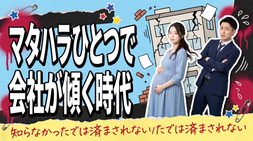 マタハラひとつで会社が傾く時代】
