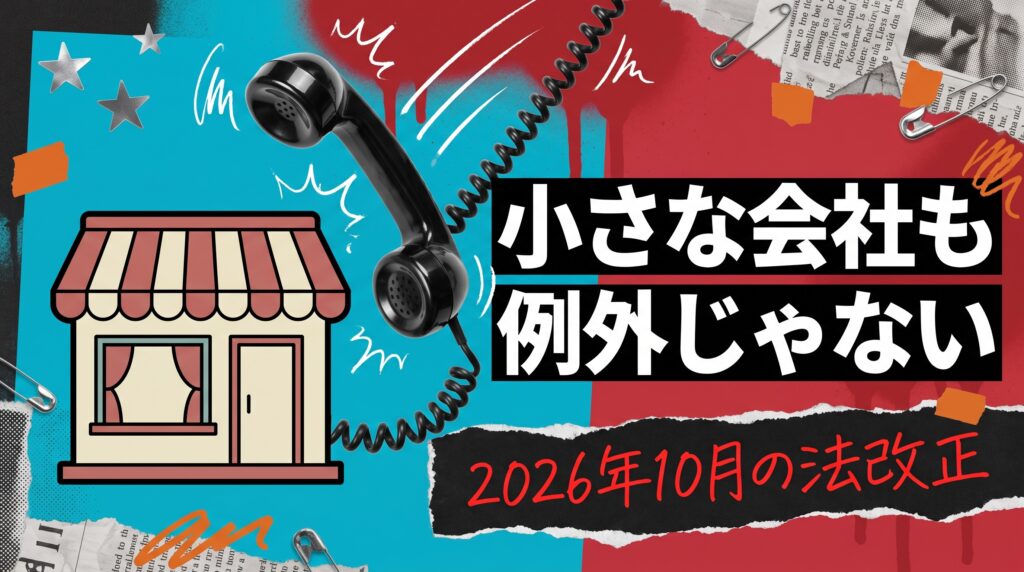 2026年10月からカスハラ対策も義務化|企業に相談窓口が必要な理由