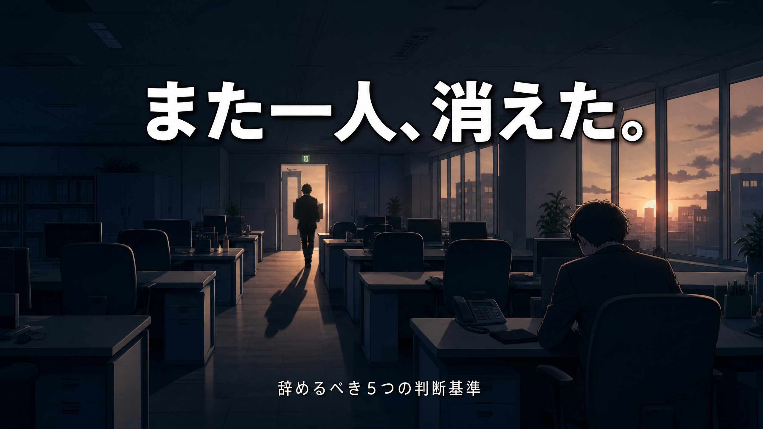 1年で10人辞める会社はやばい?辞めるべき5つの判断基準