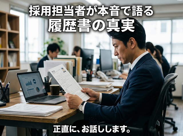 採用担当から見た職務経歴書の本音