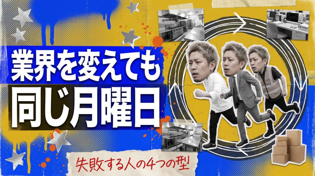 飲食からの転職で失敗・後悔する人の共通点