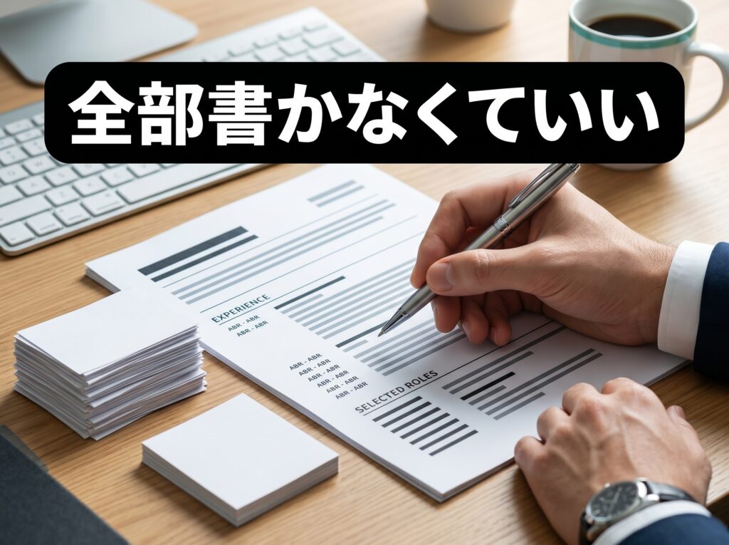 アルバイトや派遣の職歴|すべて書く必要はない?効果的なまとめ方