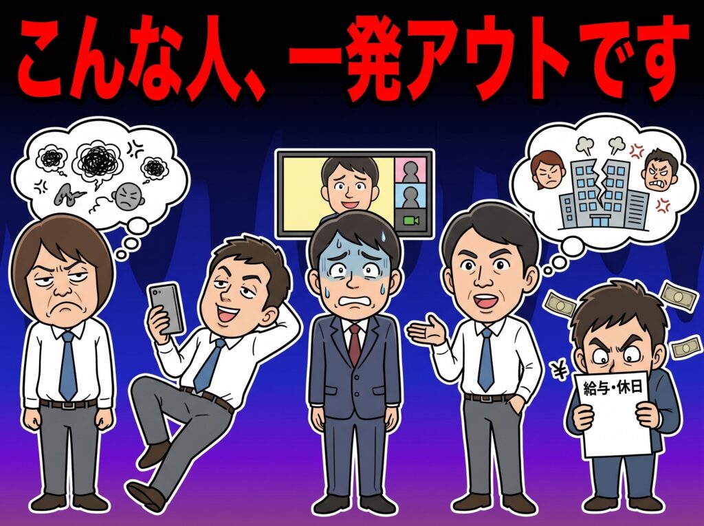 本当にやばいのはこっち!採用担当が見た"やばい第二新卒"の特徴5選