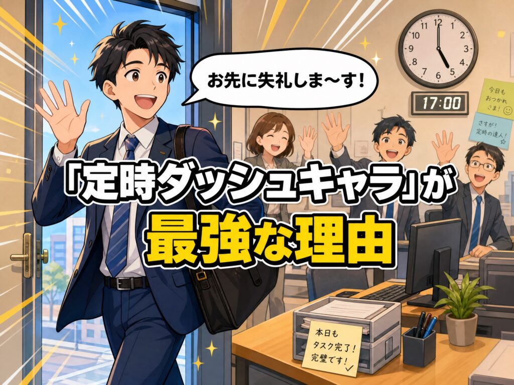 最強の秘策は「いつも定時ダッシュキャラ」になること