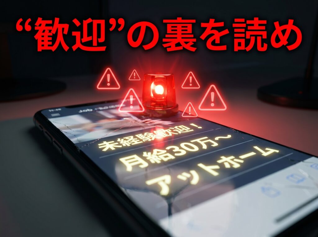 「第二新卒歓迎」の求人で気をつけるべきブラック企業の見分け方
