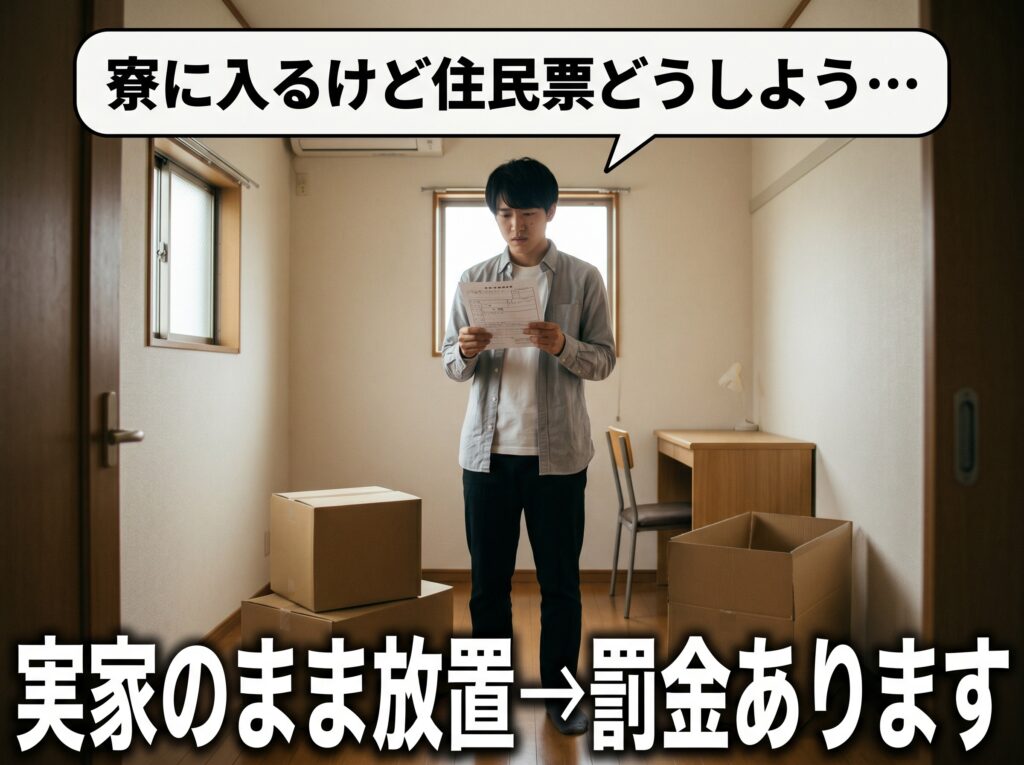 寮・社宅で住民票は移すべき?実家のままでも大丈夫?移さないリスクと手続き完全ガイド