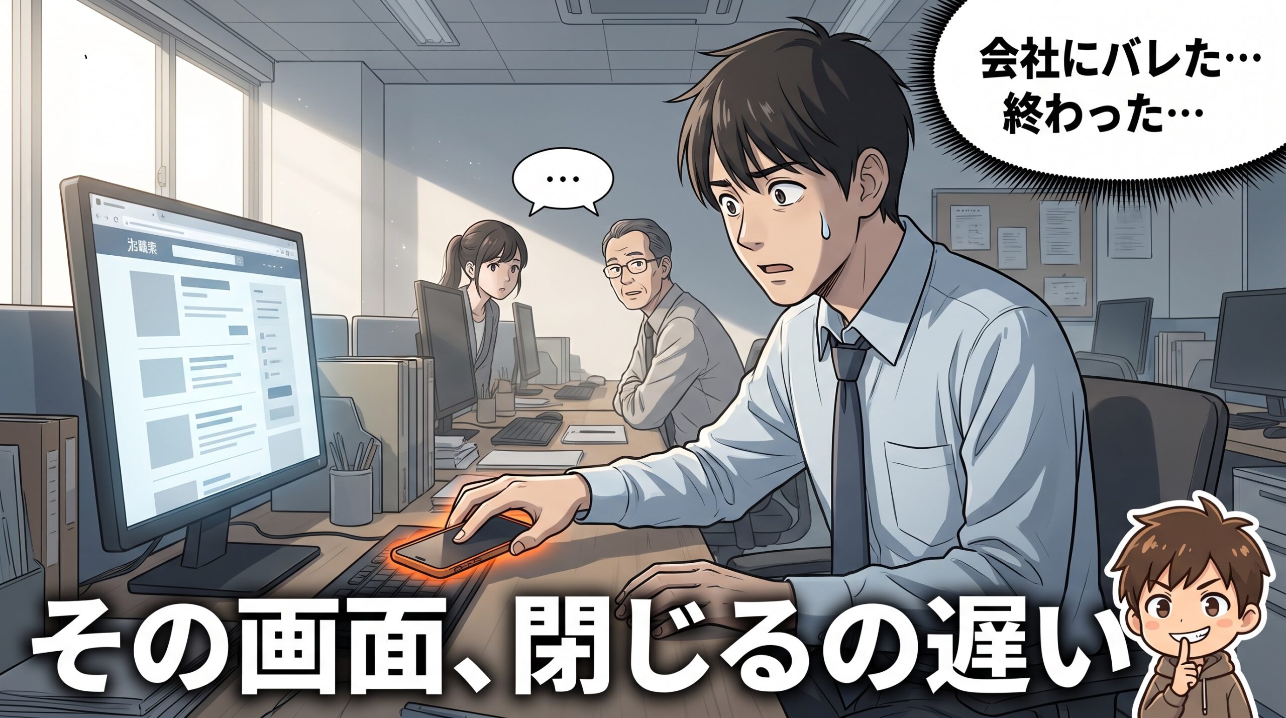 転職活動がバレたらクビ?降格は?29社辞めた採用担当が教えるバレる原因と対処法