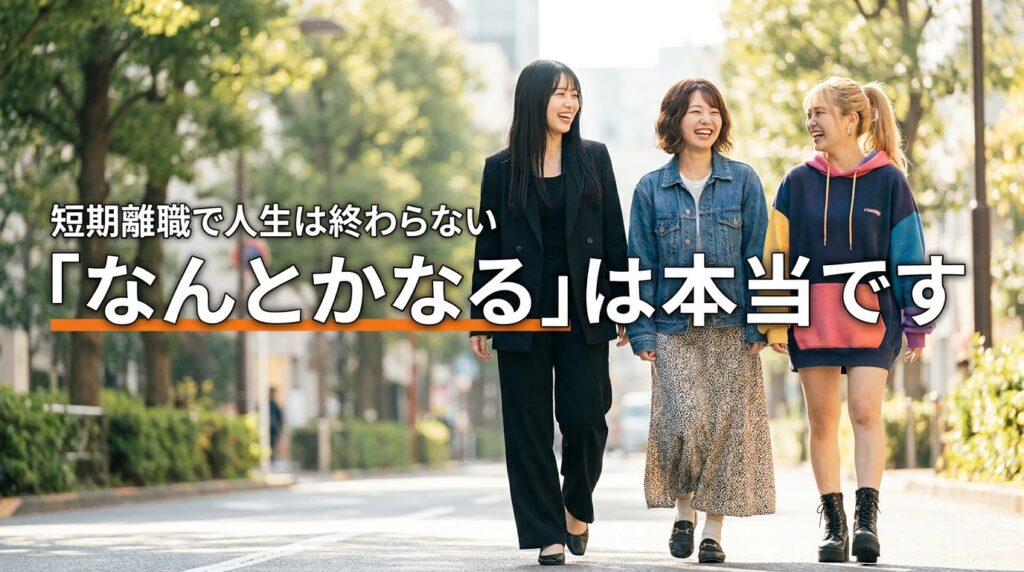 まとめ：短期離職で人生は終わらない｜「なんとかなる」は実体験です
