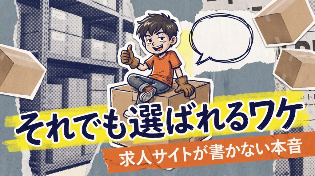 それでも倉庫内作業が選ばれる理由｜求人サイトが書かない範囲の本音