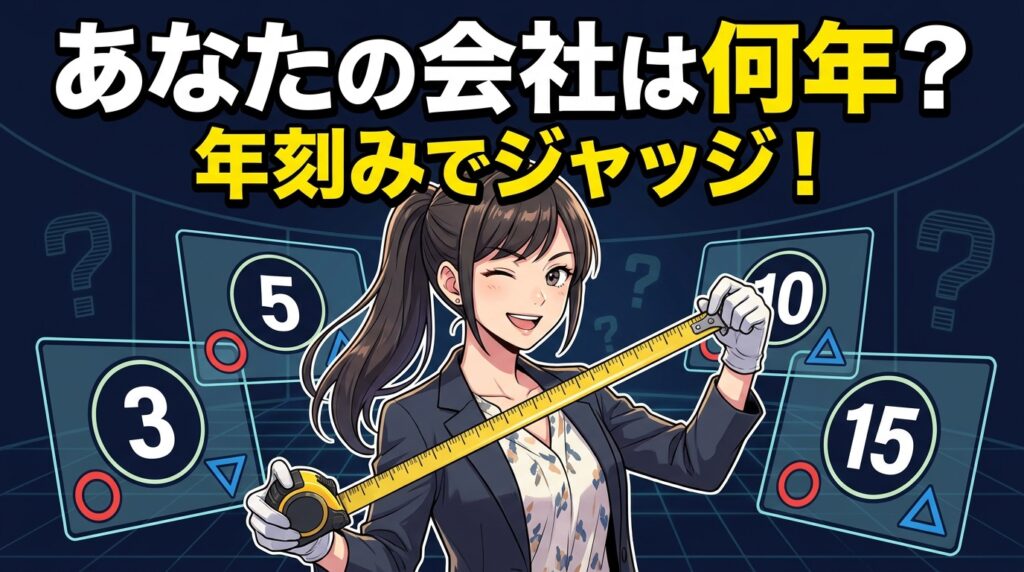 【年刻み判定】平均勤続年数◯年は長い?短い?早見表