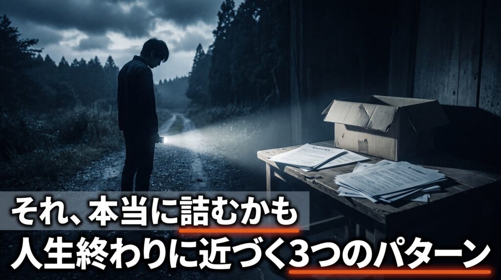 逆に「詰む」ケース｜短期離職が本当に人生終わりに近づく3つのパターン