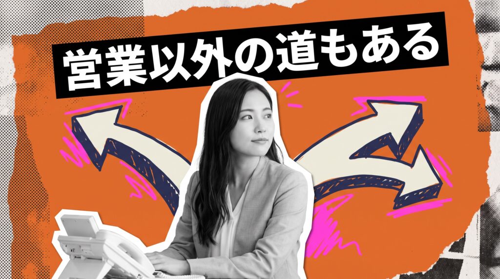 営業だからプライベートがない…と感じ始めたら【職種を変える選択肢】