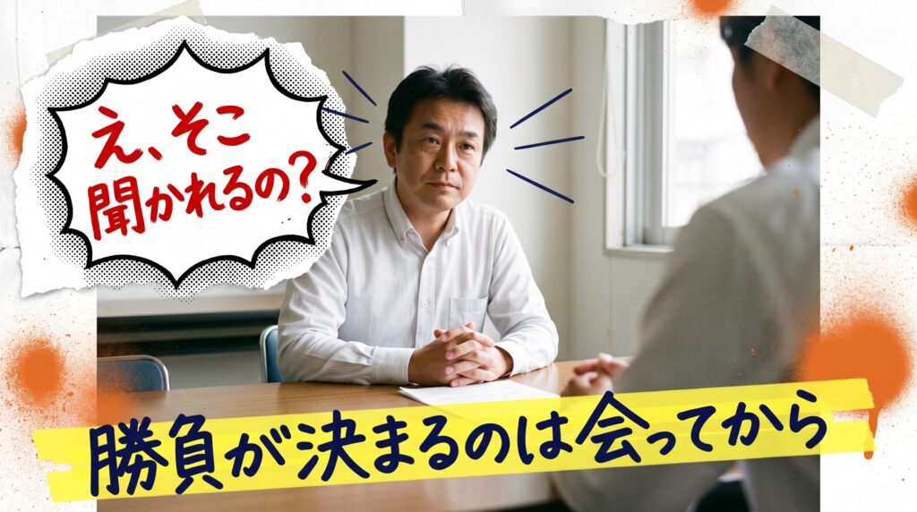 空白が引っかかるのは書類選考ではなく面接|そして納得できれば通ります