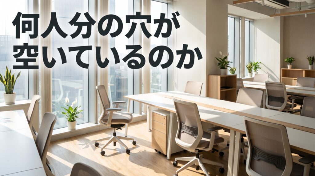 採用人数のあるある|求人票の「増員」は欠員のことがある