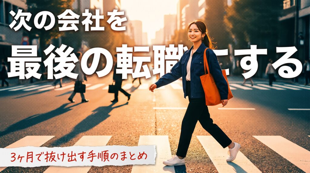 まとめ｜無職の一人暮らしは3ヶ月以内に「入って、続ける」で抜け出せる