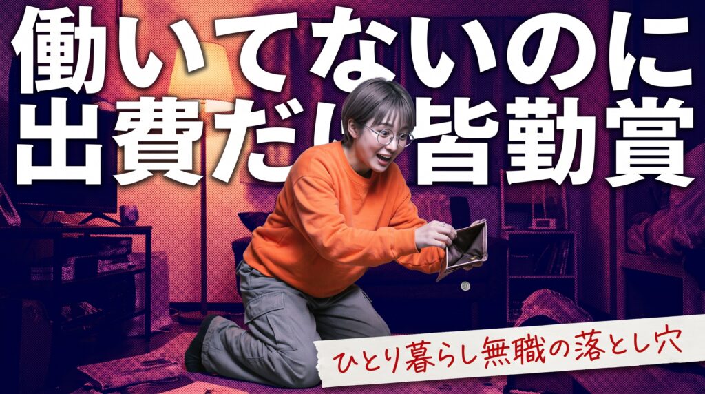 無職で一人暮らしがやばい5つの理由